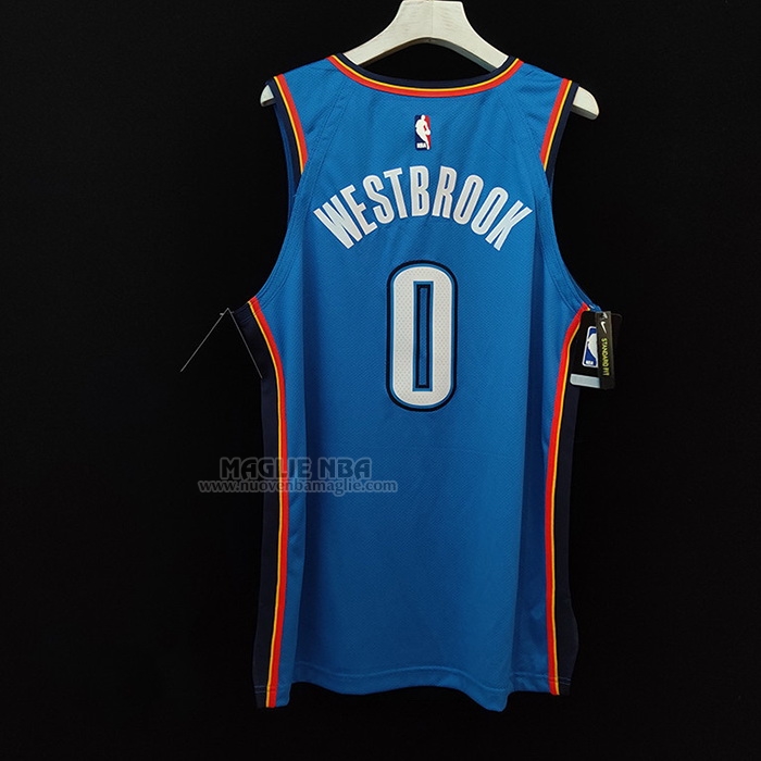 Maglia
 Russell Westbrook NO 0 Oklahoma City Thunder Icon Autentico
 Blu
